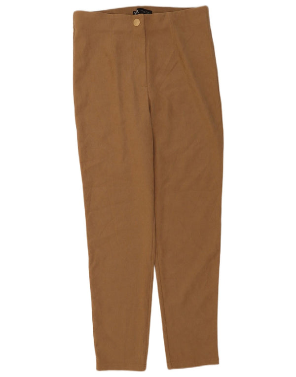Pantaloni casual slim pentru femei Zara L30 L28 Maro