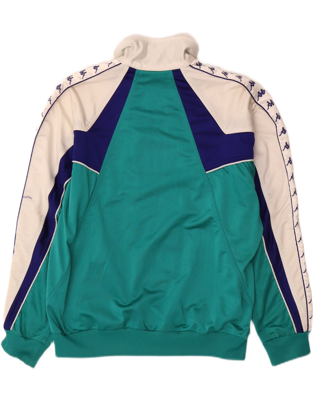 Jachetă de trening grafică pentru bărbați Kappa, mare, verde, color block