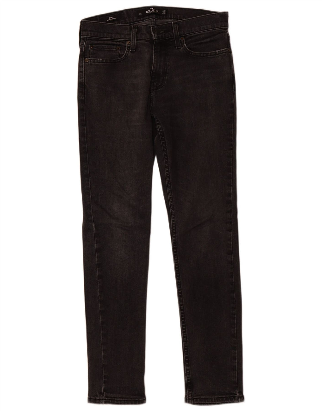 Blugi skinny pentru bărbați HOLLISTER W28 L30 bumbac negru