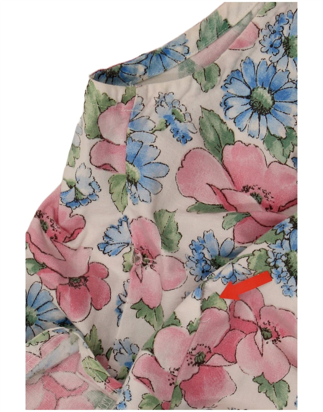 Vestă vintage pentru femei UK 14 Medium Multicolor Floral