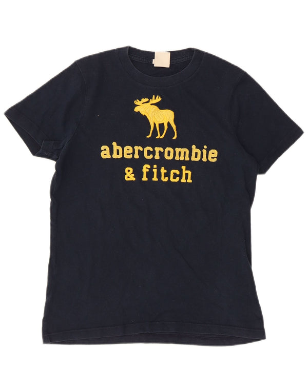 Abercrombie & Fitch Băieți Tricou grafic Top 13-14 ani XL Bleumarin