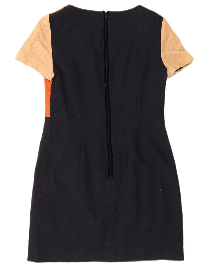 Rochie Hobbs pentru femei UK 12 Medium Orange Colorblock Lână