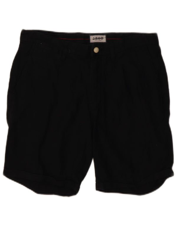 Pantaloni scurți chino pentru bărbați Izod W32 bumbac mediu negru