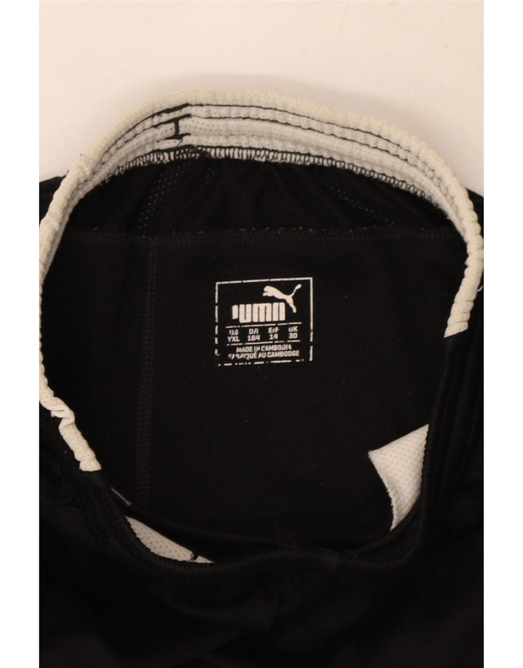 Pantaloni scurți sport Puma băieți 13-14 ani XL poliester negru