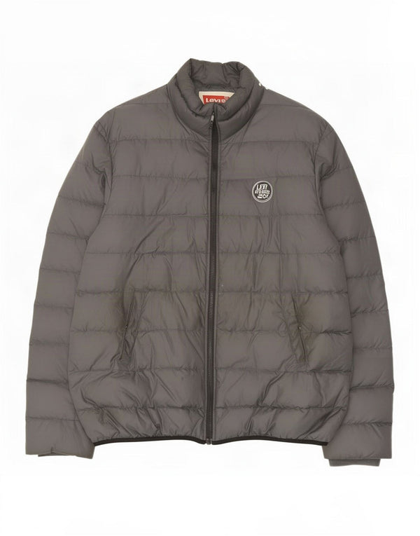 Jachetă căptușită pentru bărbați Levi's UK 44 2XL Poliamidă gri