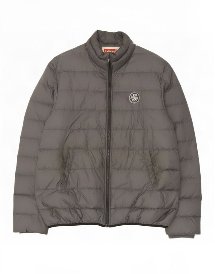 Jachetă căptușită pentru bărbați Levi's UK 44 2XL Poliamidă gri