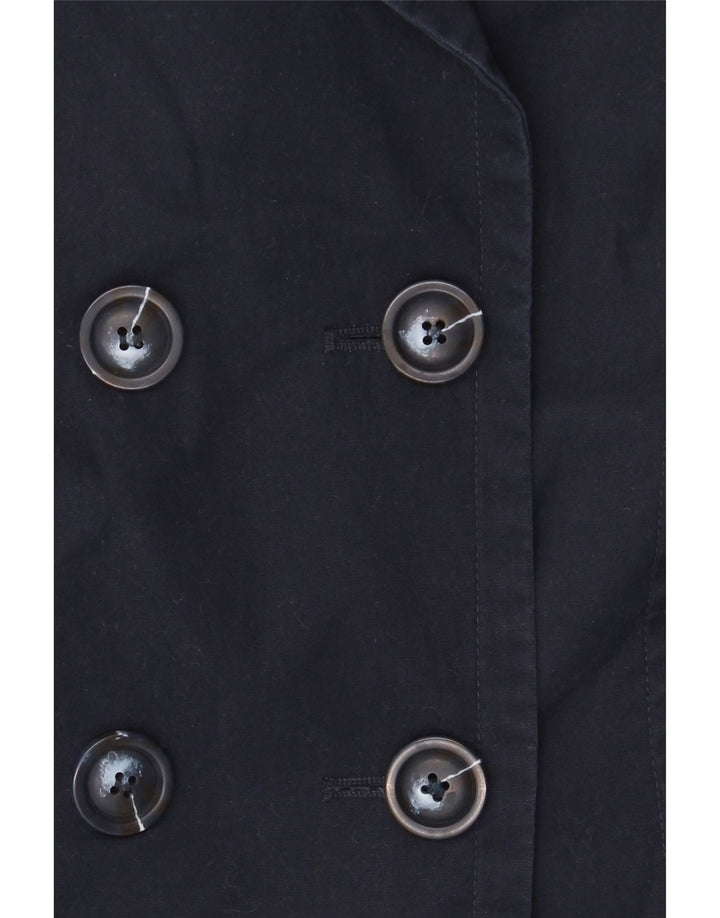 Palton pentru femei Marks & Spencer UK 10 mic din bumbac bleumarin