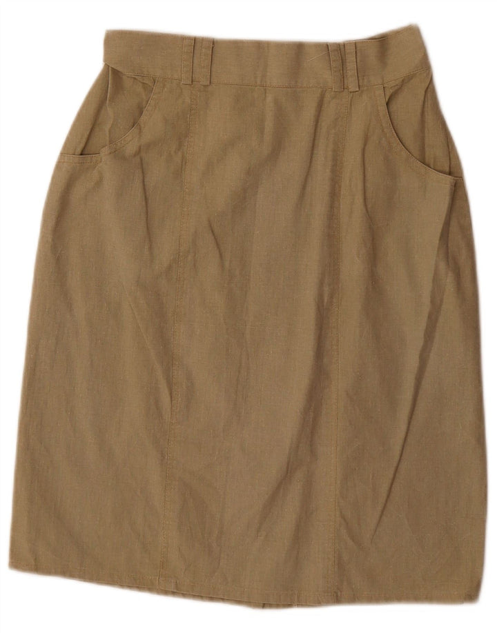 Fusta creion vintage pentru femei W26 Small Khaki