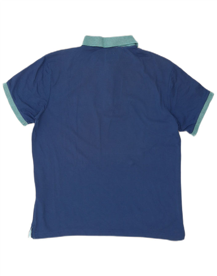 Tricou polo pentru bărbați de rugby CHAMPION, bumbac albastru mediu