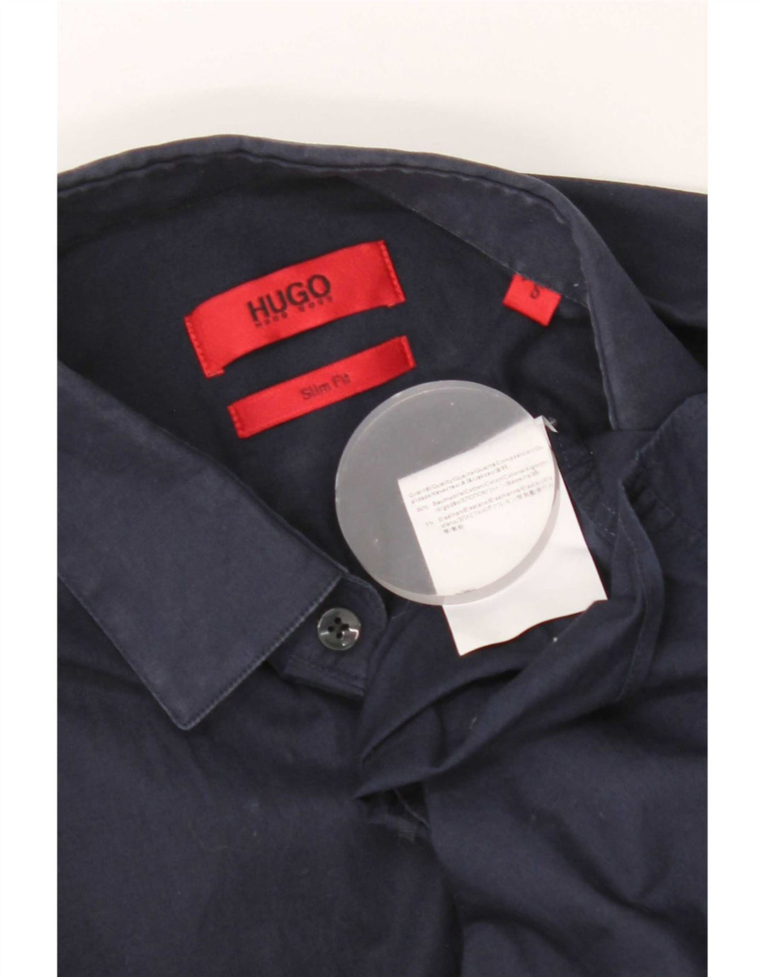 Cămașă Hugo Boss Slim Fit pentru bărbați, bumbac, albastru bleumarin