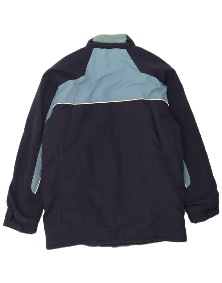 Jachetă pentru bărbați Adidas Windbreaker UK 38 Medium Bleumarin Poliamidă Colorblock