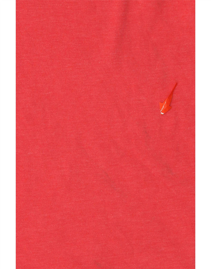 EDDIE BAUER Womens Top Long Sleeve UK 14 Large Red Cotton Vintage Eddie Bauer and Second-Hand Eddie Bauer from Messina Hembry 