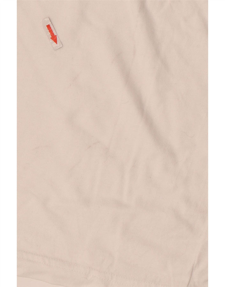 Tricou pentru bărbați Adidas Top Mediu Alb Bumbac