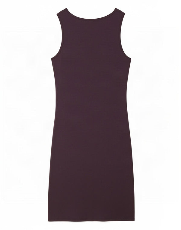 Rochie de bază fără mâneci pentru femei Calvin Klein Jeans UK 14 Large Violet
