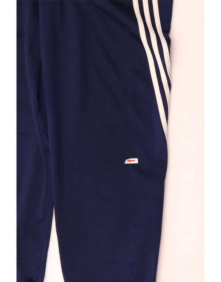Pantaloni de trening Adidas pentru bărbați, poliester mediu albastru bleumarin