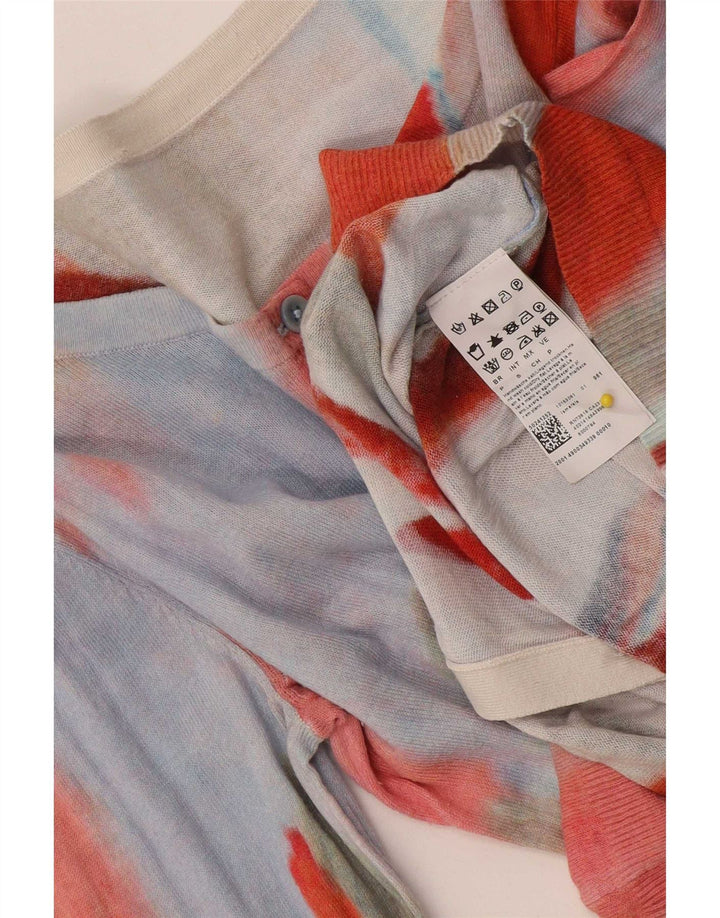 Pulover cardigan cu model abstract pentru femei Hugo Boss UK 10 Mic Multicolor
