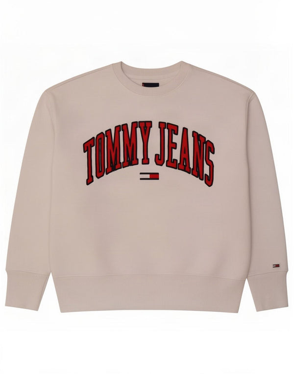 Pulover cu grafic pentru femei Tommy Hilfiger, UK 14 Medium White