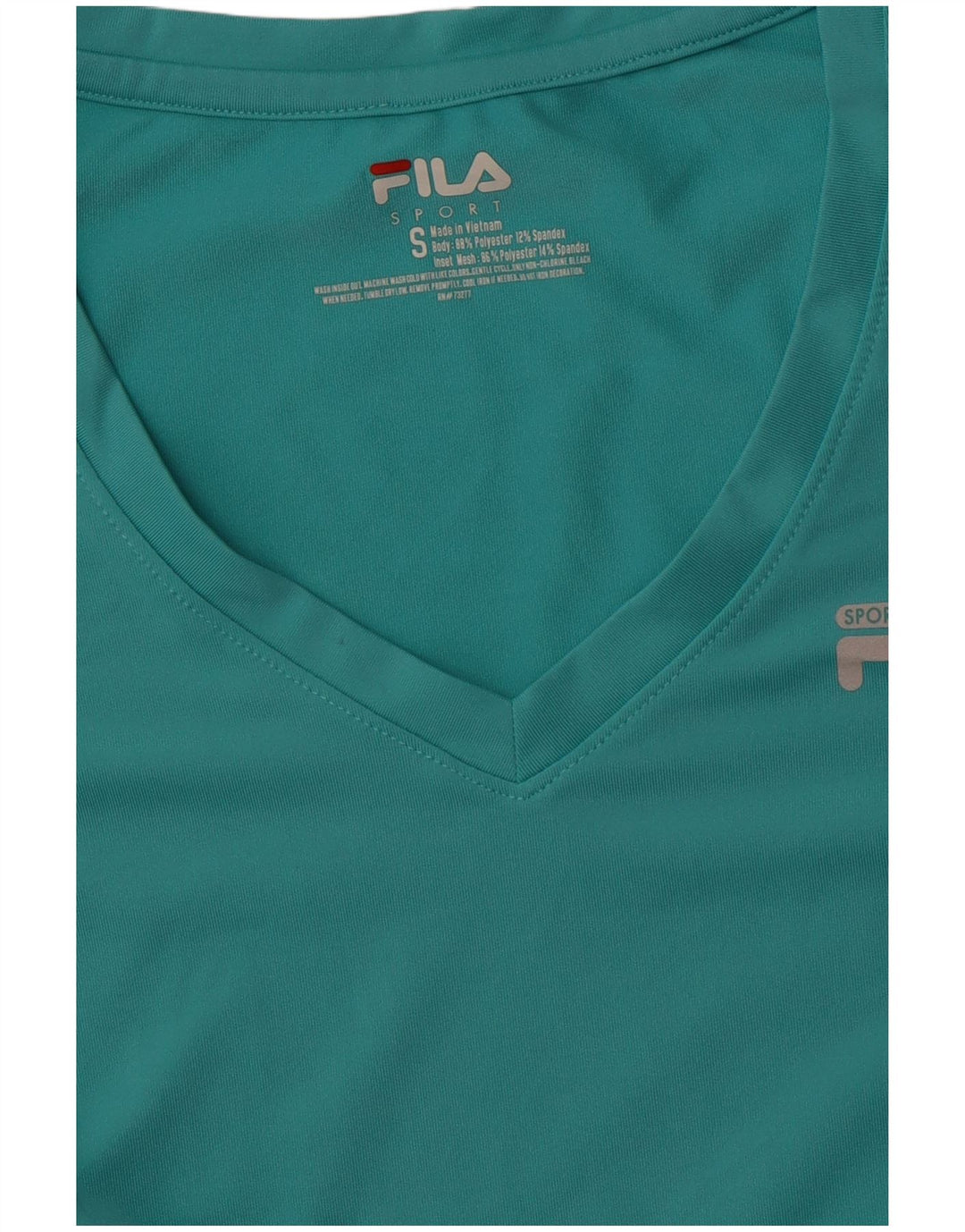 Tricou pentru femei FILA Top UK 8 Small Turcoaz Poliester