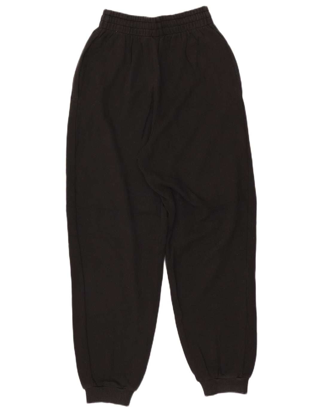Pantaloni de trening grafic ADIDAS pentru femei Joggeri UK 4/6 XS bumbac negru