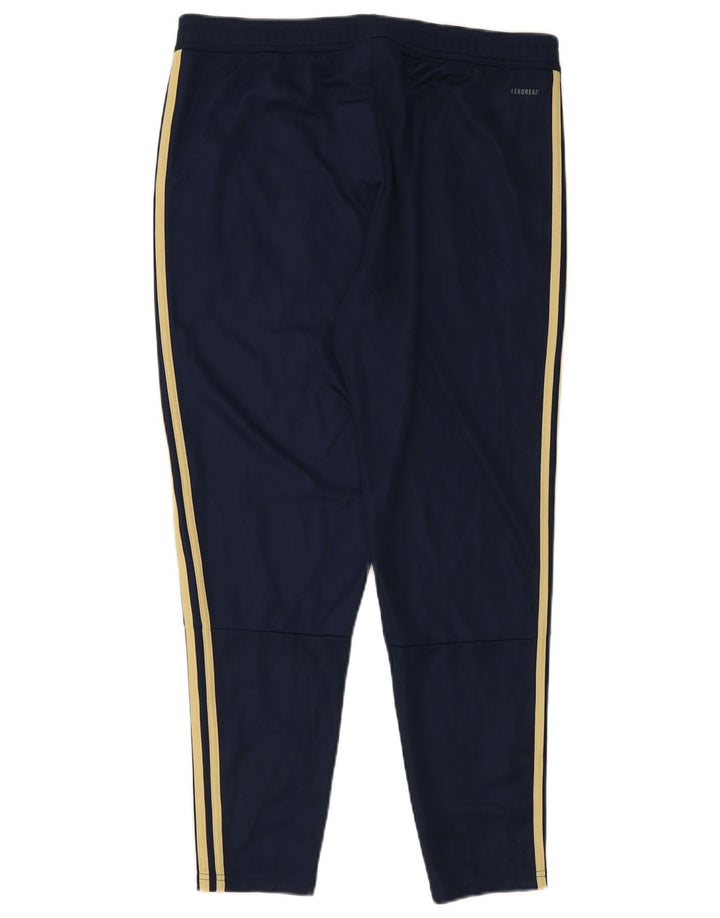 Pantaloni de trening pentru bărbați Adidas XL, poliester bleumarin