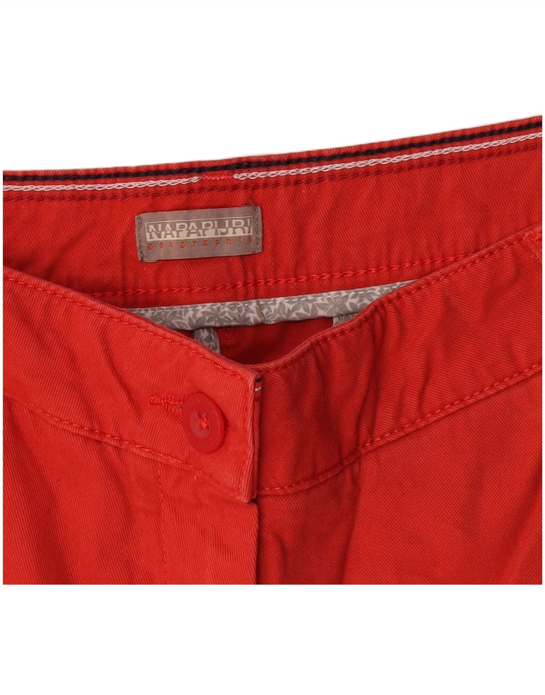 Pantaloni scurți Napapijri Geographic Chino W30 Medium Red Poliester