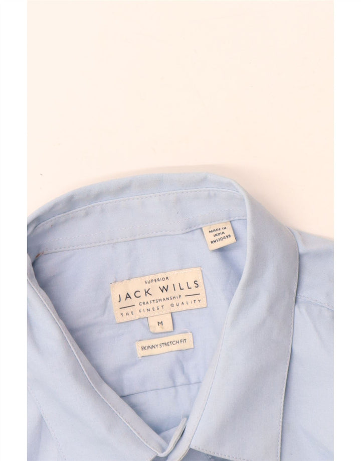 Cămașă Skinny Fit pentru bărbați JACK WILLS, bumbac albastru mediu