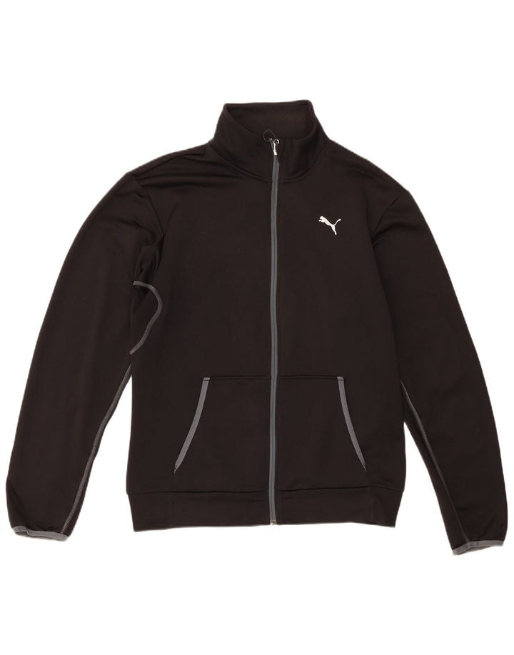 Jachetă de trening pentru bărbați Puma, poliester mediu negru