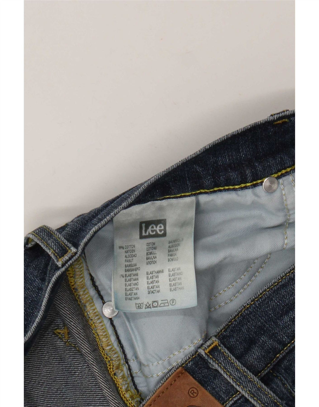 Blugi Lee Powell Slim pentru bărbați L34 L34 Bumbac bleumarin
