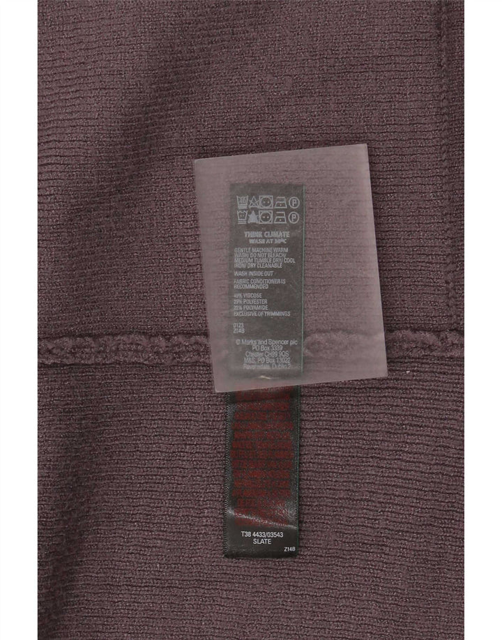 Pulover cardigan deschis pentru femei Marks & Spencer UK 14 mare gri