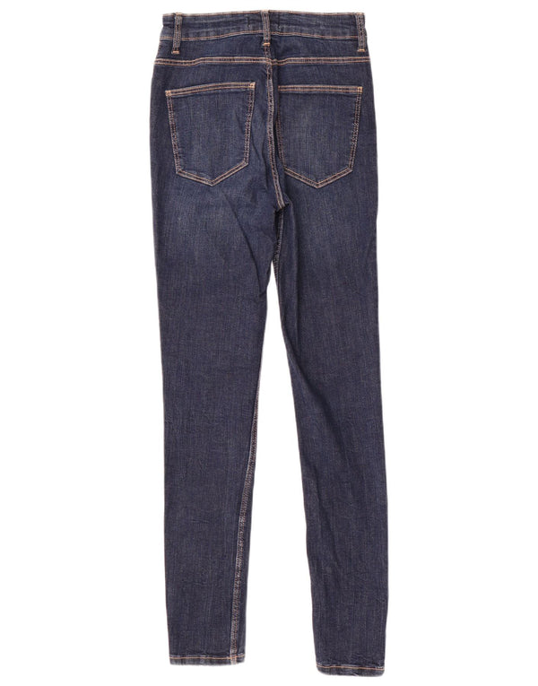 Blugi skinny pentru femei Zara EU 36 XS W26 L28 Bumbac bleumarin