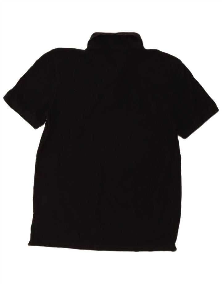Tricou polo pentru bărbați Hugo Boss, bumbac mediu negru