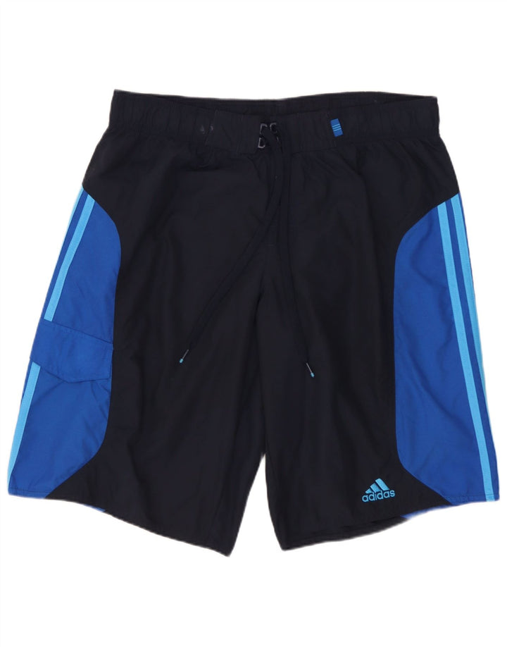 Pantaloni scurți de înot pentru bărbați Adidas Cargo, medii, albastru, nailon color bloc