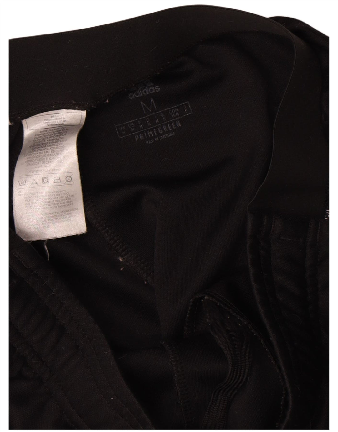 Pantaloni de trening Adidas pentru bărbați, poliester mediu, negru
