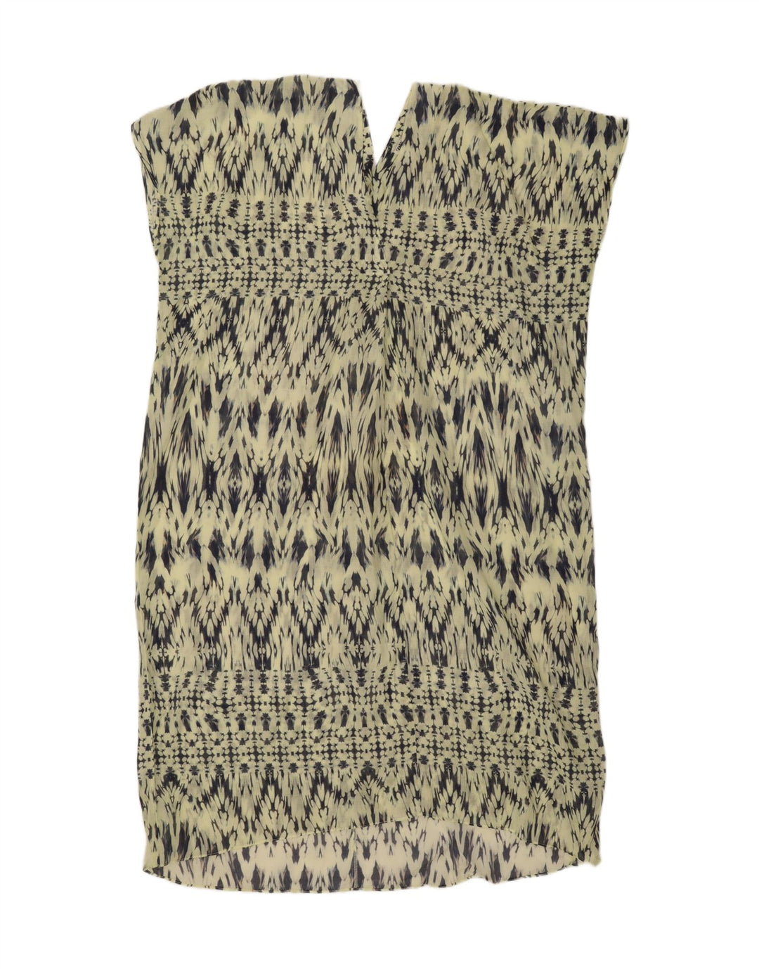 Rochie supradimensionată ZARA pentru femei cu model abstract, UK 14, verde mediu