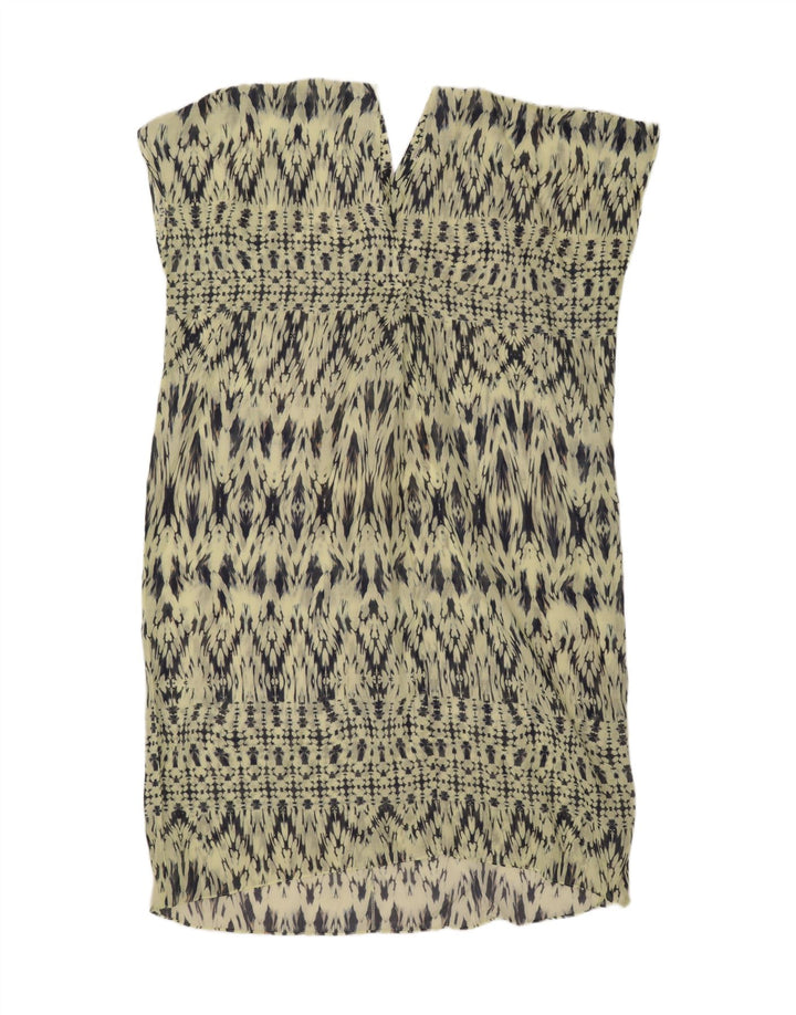 Rochie supradimensionată ZARA pentru femei cu model abstract, UK 14, verde mediu