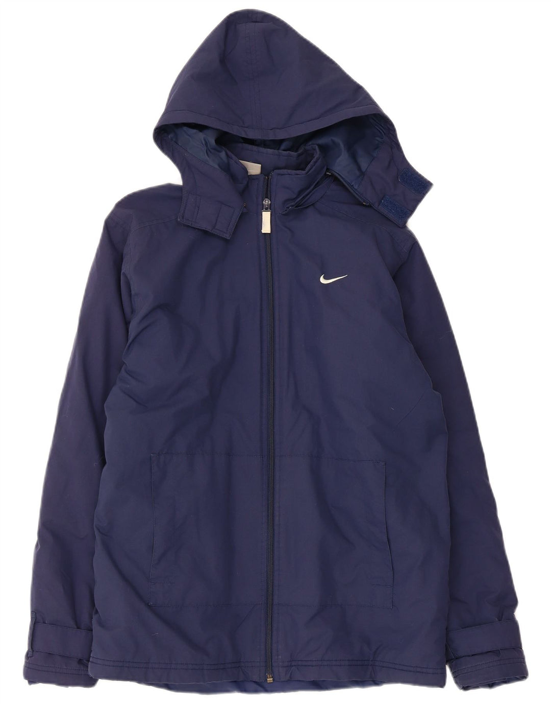 Jachetă de vânt cu glugă Nike pentru băieți 13-14 ani XL bleumarin Poliester