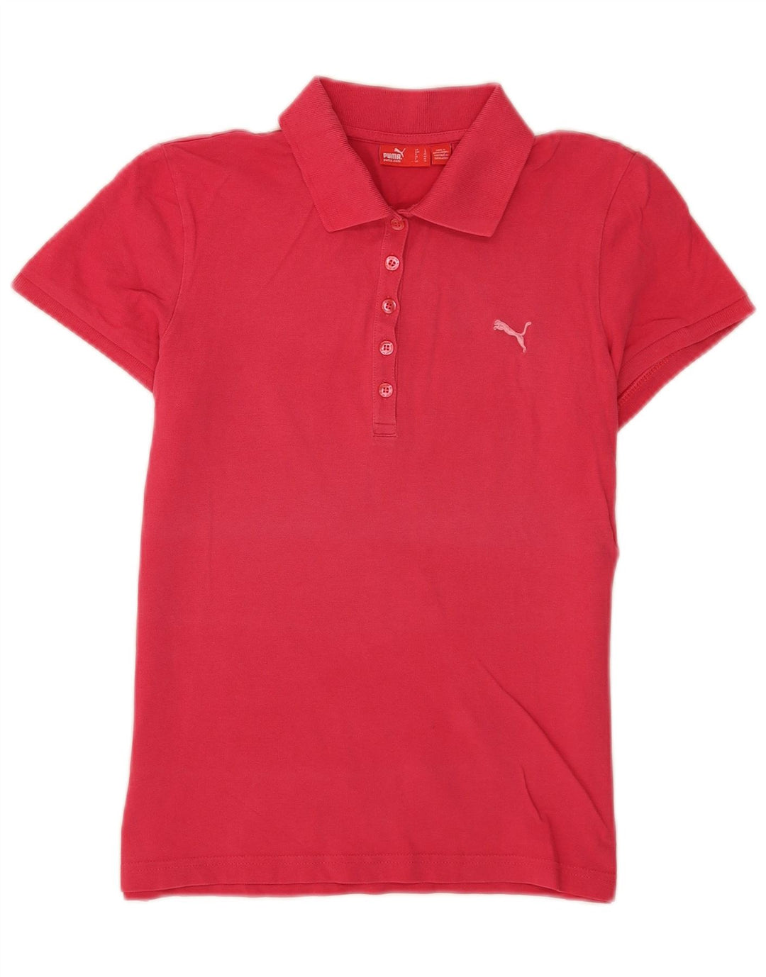 Tricou polo Puma pentru femei UK 14 Roz mediu