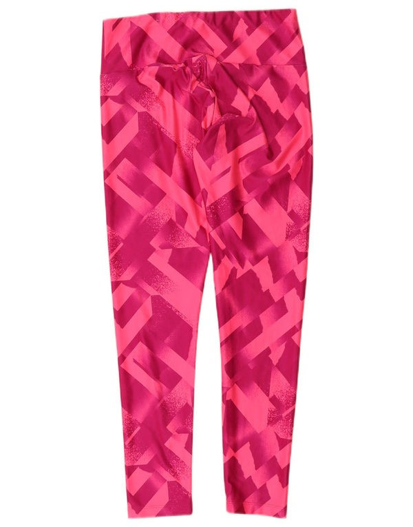 Leggings pentru femei Puma UK 12 Medium Pink Geometric