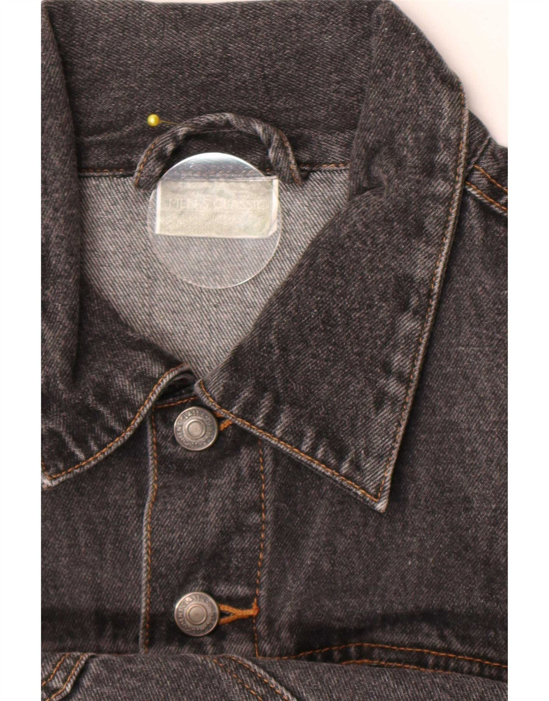 Jachetă de denim vintage pentru bărbați UK 42 XL bumbac gri