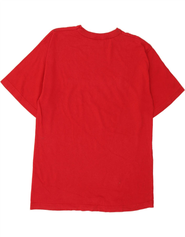 CHAMPION Mens Graphic T-Shirt Top Large Red Cotton Vintage Champion and Second-Hand Champion from Messina Hembry 