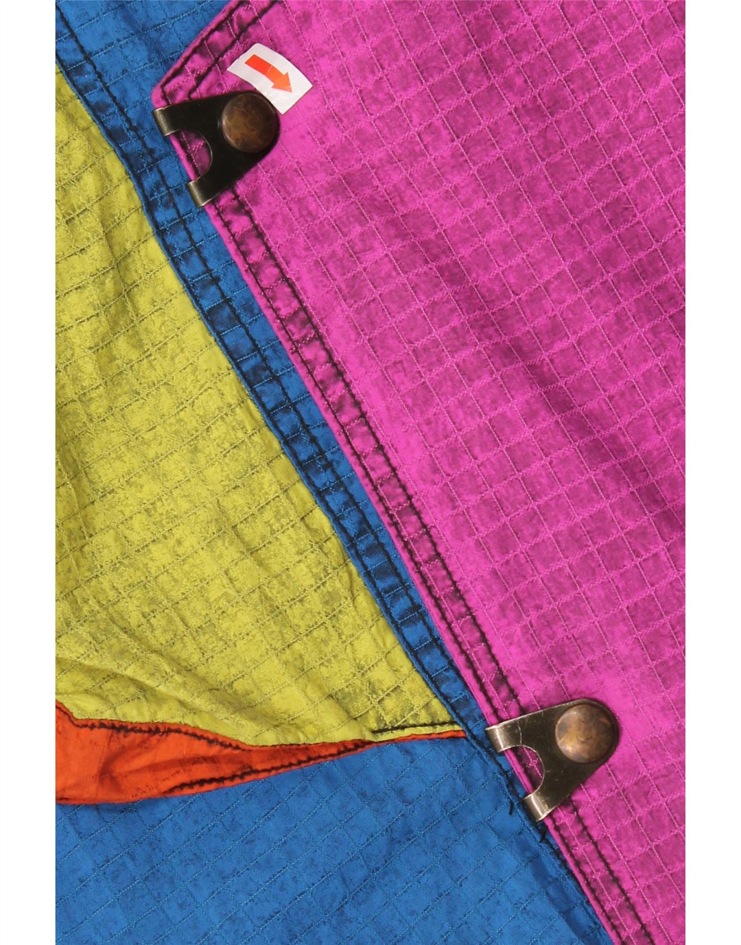 Salopetă de schi vintage pentru bărbați cu glugă IT 52 mare, albastru, poliamidă color bloc