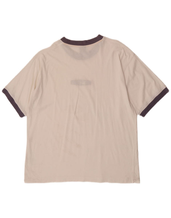 Tricou grafic Nike pentru bărbați Top UK 45/47 XL Bumbac color bloc alb