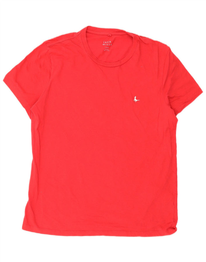 Tricou Jack Wills pentru bărbați Top mare bumbac roșu