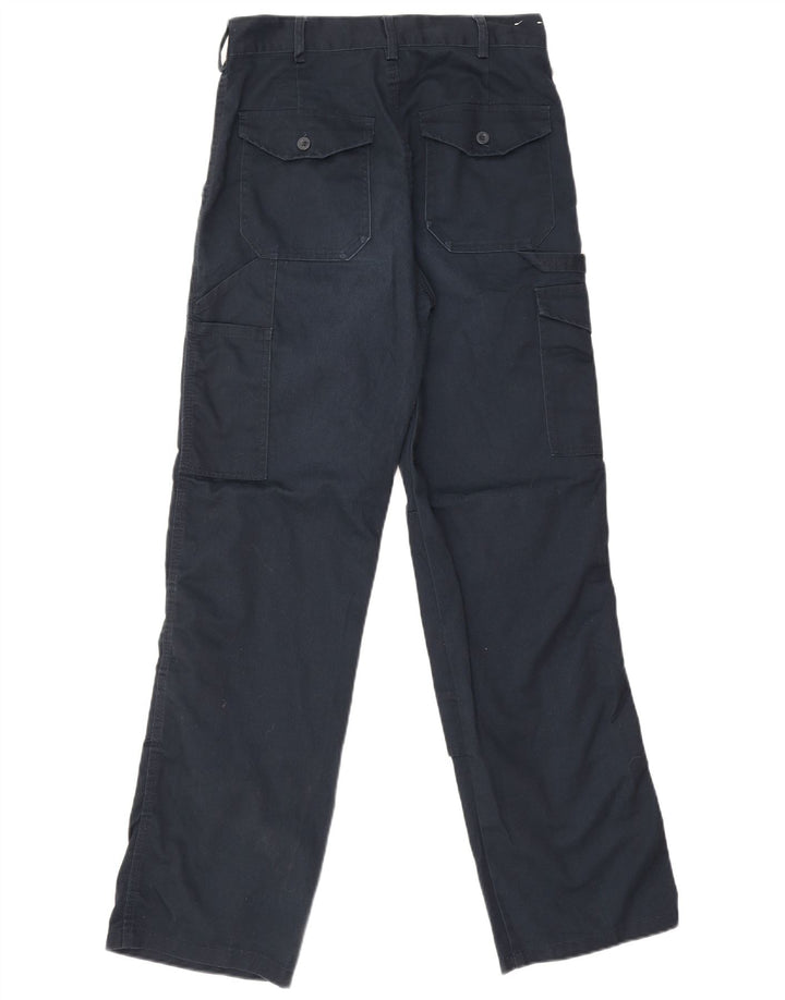 Pantaloni cargo dritti pentru bărbați Dickies W28 L31 poliester bleumarin