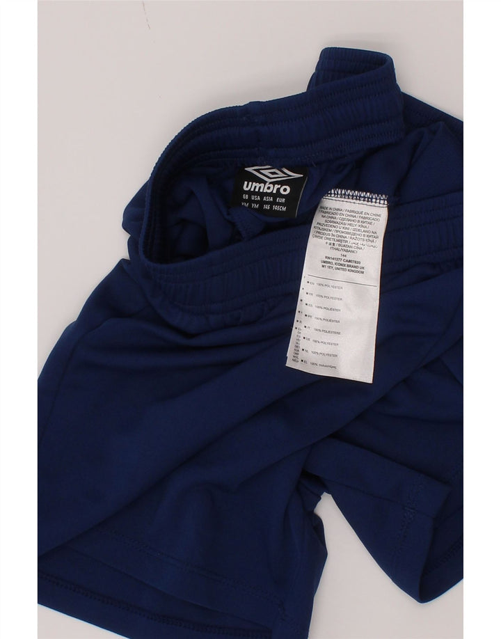 Pantaloni scurți sport Umbro Băieți 9-10 Ani Poliester Mediu Bleumarin