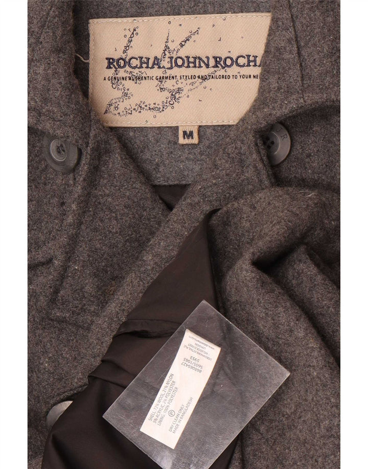 Palton pentru bărbați John Rocha UK 38 Lână gri mediu