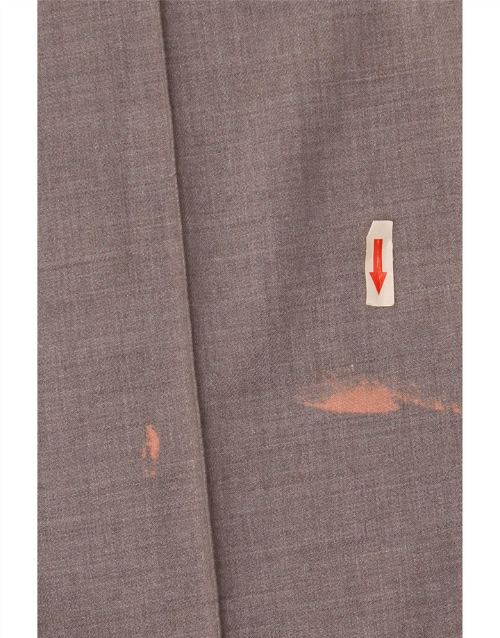 Pantaloni chino conici pentru femei Zara Mediu L28 L26 Poliester gri