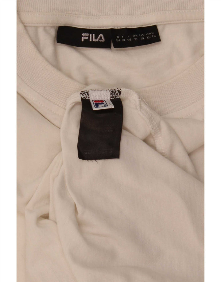 Tricou Bărbați Fila Top XL Bumbac Alb