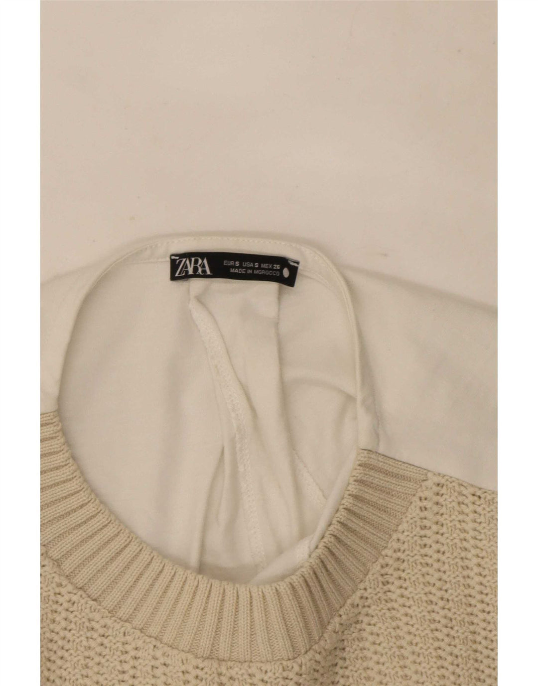 Bluză fără mâneci pentru femei Zara UK 10 Mic multicolor Colorblock