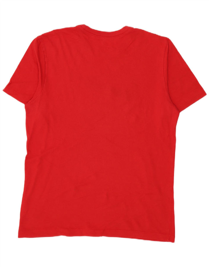 Tricou grafic pentru bărbați Nike Top, bumbac roșu mediu